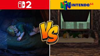 Zelda Ocarina of Time - Switch 2 vs Nintendo 64 vs 3DS (Graphics Comparison)