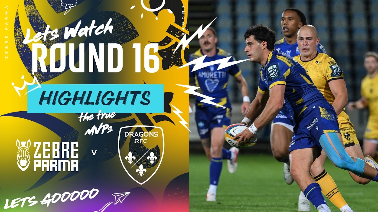 Zebre Parma v Dragons | Highlights | Round 16 | URC 2025/26