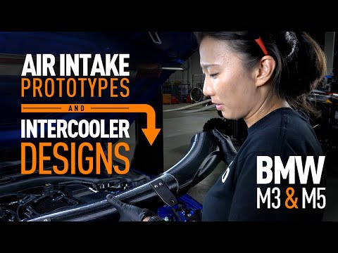 BMW G80 M3 & F10 M5 | First look at our air intake prototypes and intercooler development