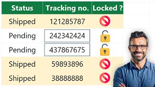 How to Conditionally Lock Cells in Excel Based on Other Values