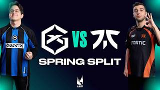GIANTX vs FNATIC, CA COMMENCE FORT ! (Spring Split  2026)