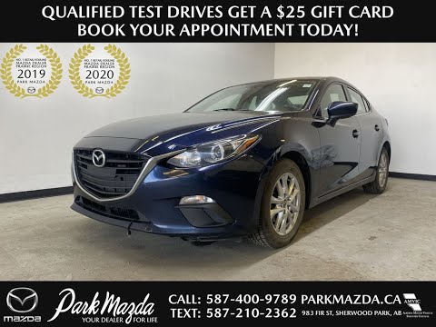 BLUE 2016 Mazda Mazda3 GS - GS Review   - Park Mazda