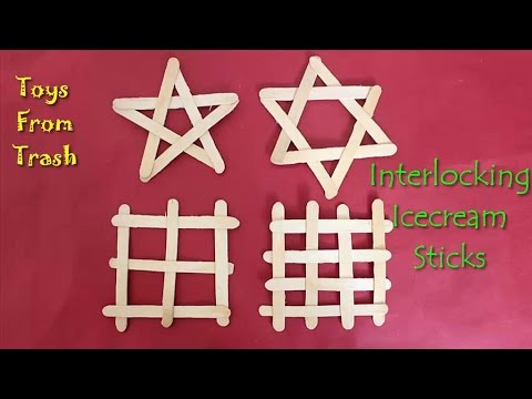 Interlocking Ice-Cream Sticks | English