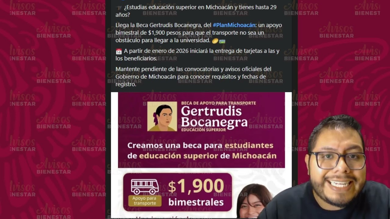 Beca Gertrudis Bocanegra, del #PlanMichoacán: un apoyo bimestral de $1,900 pesos entrega de tarjetas