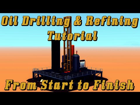 Stormworks: Oil Drilling & Refining Tutorial #stormworks