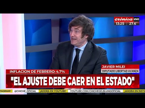 "La dolarización hará subir los salarios" Javier Milei con Chiche Gelblung- 16/03/22