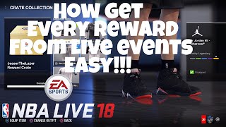 How to get EVERY REWARD from Live Events in NBA Live 18 Demo! EASY!!! No Glitch.