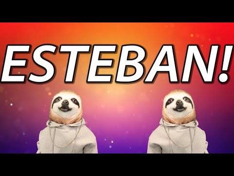 HAPPY BIRTHDAY ESTEBAN! - SLOTH HAPPY BIRTHDAY RAP