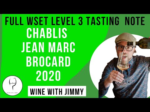 WSET L3 SAT Tasting Note - Jean Marc Brocard Sainte Claire Chablis 2020