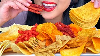 ASMR CHIPS 12 DIFFERENT FLAVORS *EXTREME CRUNCH* N