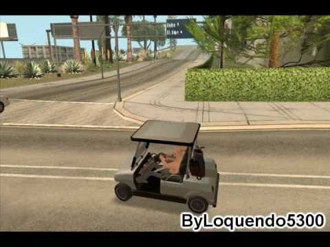Loquendo - Gta san andreas - El tio gilipollas y marulete "Buscando su moto/auto ¬¬"
