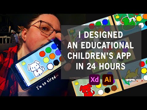 DESIGN AN APP WITH ME - EDUCATIONAL APP TO TEACH CHILDREN COLORS (UX/UI DESIGN 24 HOURS)