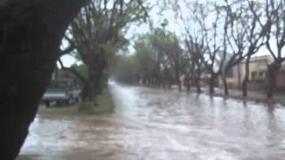 preview picture of video 'Fuerte tormenta en Río Segundo, Pilar y zona'