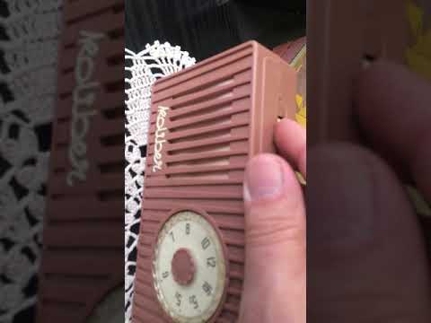 Miniaturowy Odbiornik Tranzystorowy z 1962 roku Typ MOT-57-1 KOLIBER ELTRA