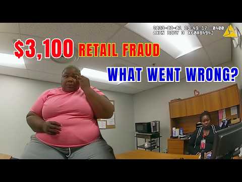 $3,100 Retail Fraud Arrest: Theft Charges, Scheme to Defraud & What Went Wrong | Bodycam Analysis