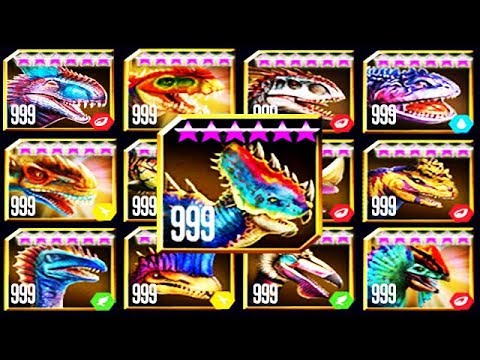 ALL LEVEL 999 LEGENDARY HYBRIDS (PACYGALOSAURUS) (JURASSIC WORLD)
