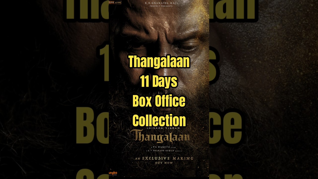 #Thangalaan 11 Days BoxOffice Collection #vikram #chiyaan #chiyaanvikram #paranjith #movie #trending
