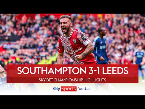 Armstrong DOUBLE as Saints end four-match losing streak | Southampton 3-1 Leeds | Highlights