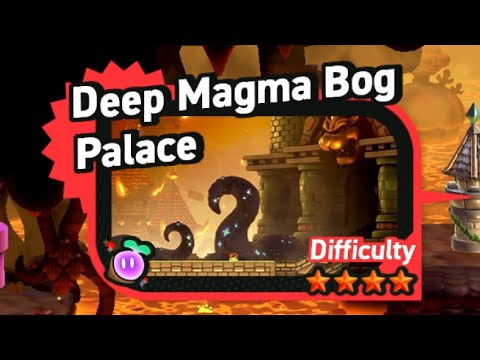 Deep Magma Bog Palace 100% All Coins and Wonder Seeds Super Mario Bros Wonder