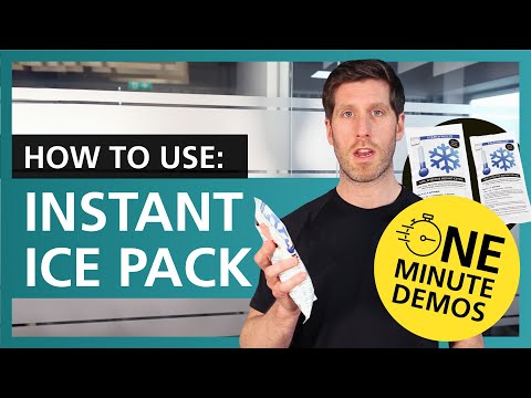 How to use the Sterofreeze Instant Ice Pack | One Minute Demos