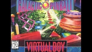 Virtual Boy Gameplay Galactic Pinball