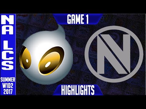 Dignitas vs Envy Highlights Game 1 - NA LCS Summer Split 2017 W1D2 - DIG vs NV G1