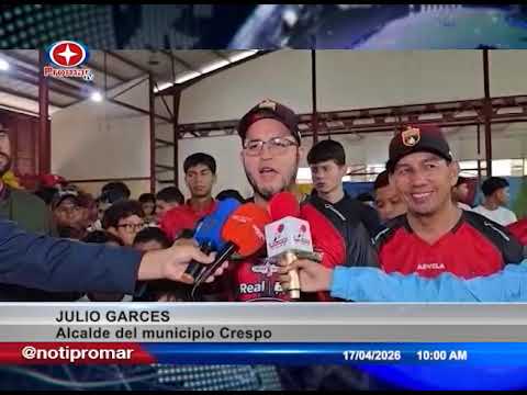 Crespo: inauguran academia deportiva que busca impulsar el talento en más de 300 atletas