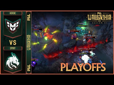 PLAYOFFS! SPIRIT vs HEROIC - HIGHLIGHTS - PGL Wallachia Season 6 | DOTA2