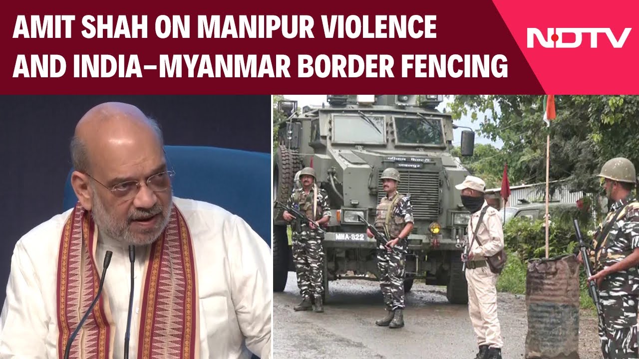 Amit Shah On Manipur: "Centre In Talks With Tribes, Scraps India-Myanmar Pact To Halt Infiltration"
