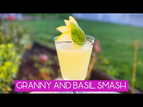 GRANNY AND BASIL SMASH || Vodka cocktail recipe || Spring Cocktail