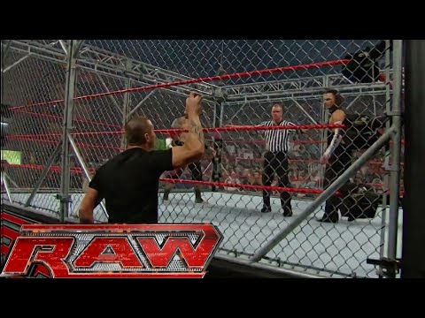 Jeff Hardy vs Umaga Steel Cage Match RAW Jan 07,2008