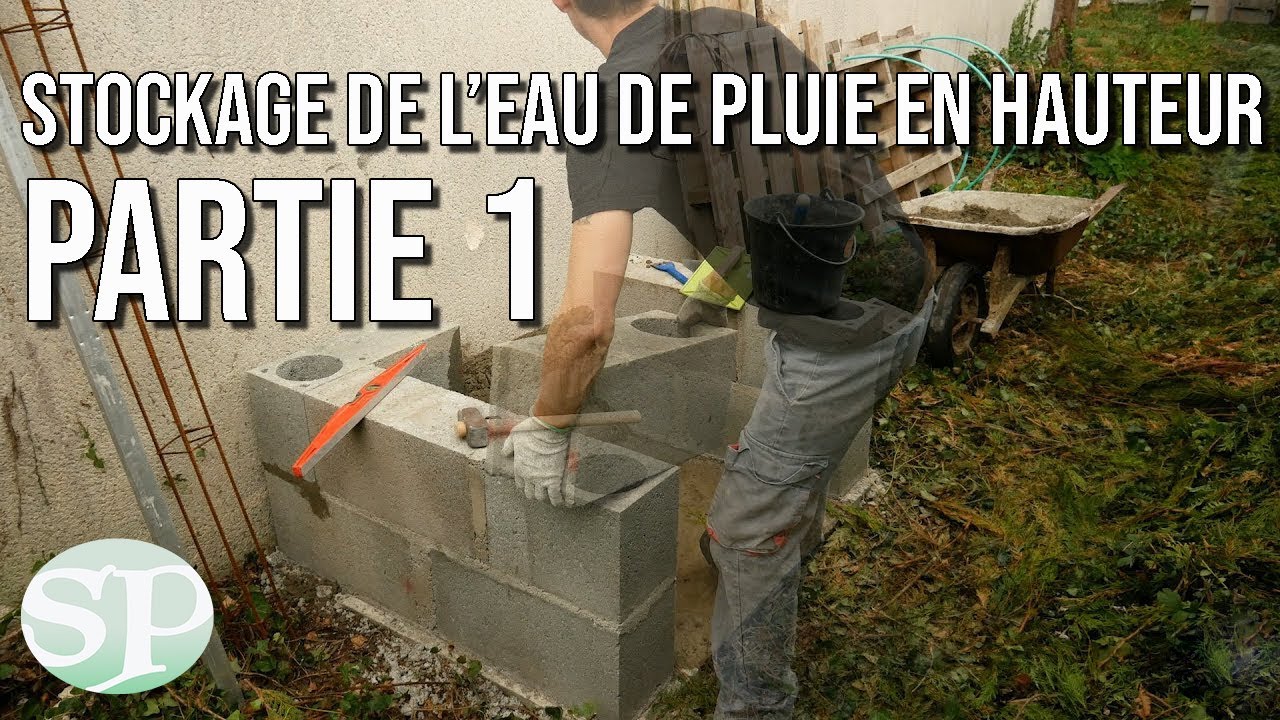 L' autonomie au jardin grâce à la récupération d'eau de pluie : Le stockage en hauteur partie 1