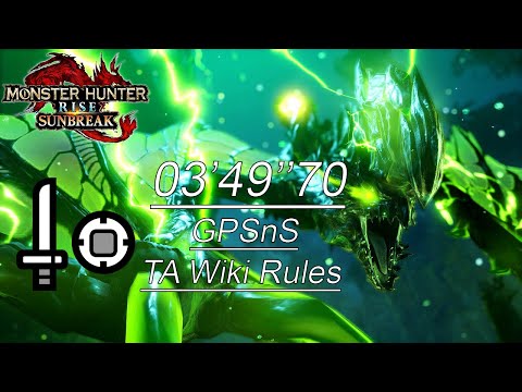 [MHR:SB] Astalos 03'49''70 Sword and Shield Solo TA Wiki Rules