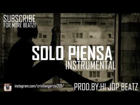 Hip Hop Guitar Instrumental Sad "Solo Piensa" - Base de Rap Conciencia