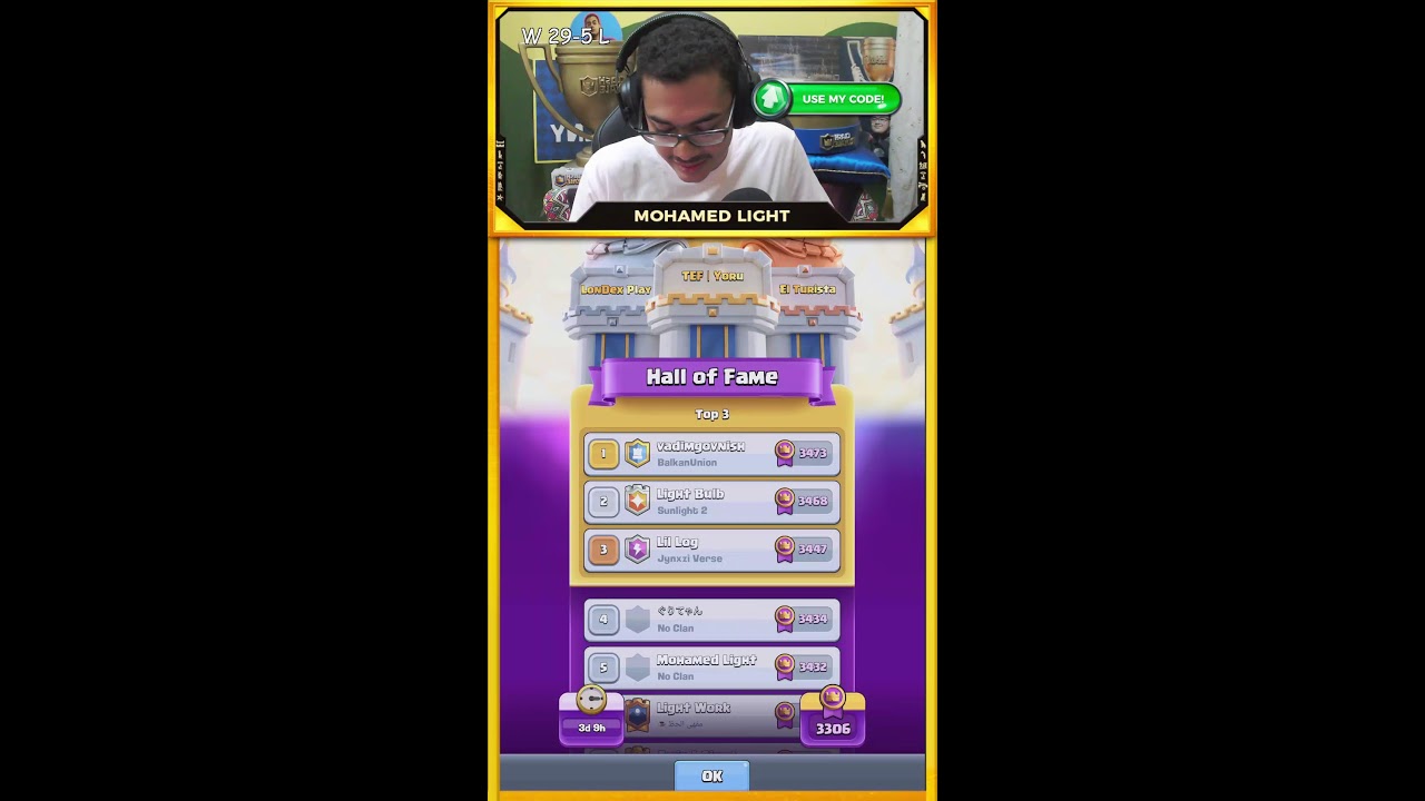 top ladder push!