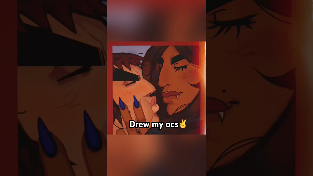 Drew my ocs together 🤭 #artisticchannel #drawing #artist #oc #sketch #digitalart #digitalartist