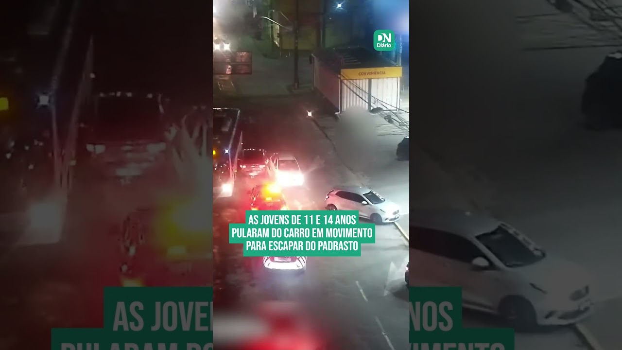 Imagem da notícia Adolescentes pulam de carro em movimento para fugir de sequestro de padrasto em Fortaleza; vídeo