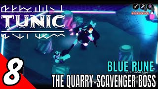 TUNIC Full Gameplay Walkthrough Part 8 - Scavenger Boss (Blue Rune) | The Quarry (NO COMMENTARY)
