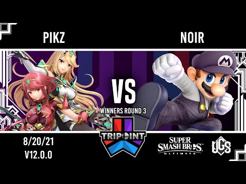 Tripoint Smash 110 - Winners Round 3 - Pikz(Pyra and Mythra) Vs. Noir(Mario)