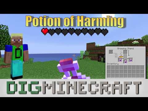 Potion of Harming in Minecraft (Instant Damage I and II)
