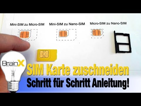SIM Karte zu Nano SIM zuschneiden Feilen Ohne Stanzwerkzeug und das an Weihnachten
