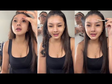 LIVE RAYNA GRWM ARTIS CANTIK INI BLUNDER,GAK SADAR CELENGANNYA KESELIP PATAH