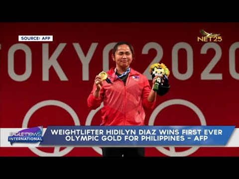 Weightlifter Hidilyn Diaz wins first ever Olympic gold for Philippines