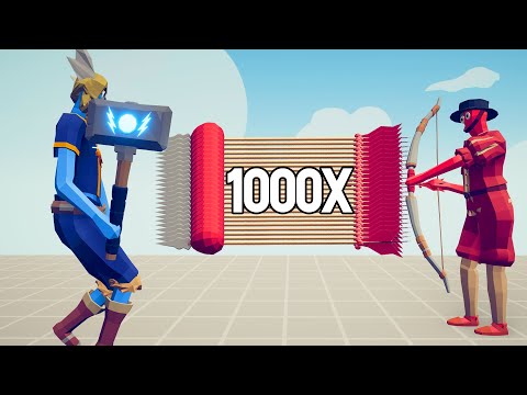 1000x OVERPOWERED BALLOON ARCHER - TABS Totally Accurate Battle Simulator