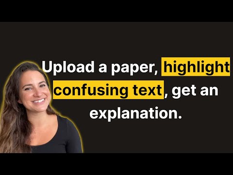 YouTube video about Explainpaper.com