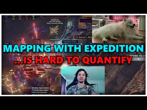 [PoE] 100 packsize winged expedition mapping - Stream Highlights #648