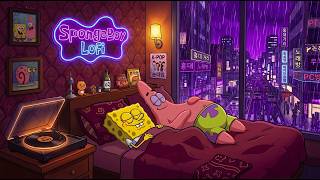 【Midnight Korea】 A quiet corner just for your thoughts 🌙 ~ Cozy SpongeBoy Lofi for Sweet Dreams 💤