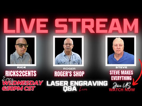 Live Shop Talk With Steve Makes Everything, Ricks2Cents, Roger's Shop Ep 28