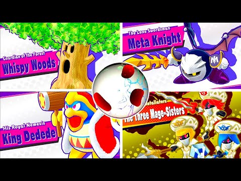 Kirby Star Allies | All Boss Battles Revamped