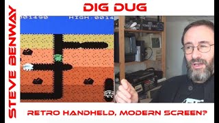 Dig Dug on TI99/4a / Retro handheld, modern screen?
